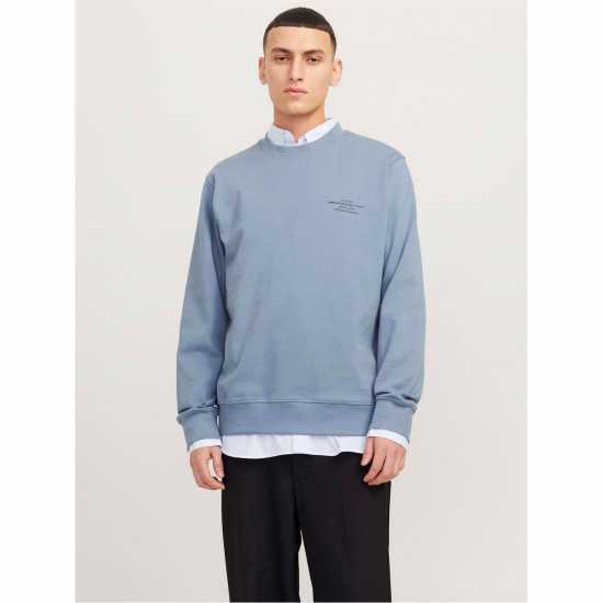 Jack And Jones Jack Crw Neck Sweat Sn99 Flint Stone 