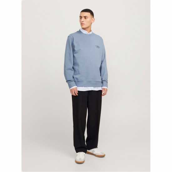 Jack And Jones Jack Crw Neck Sweat Sn99 Flint Stone 