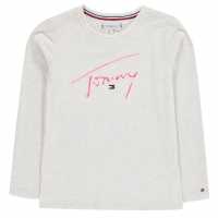 Tommy Hilfiger Тениска Junior Girls Signature Long Sleeve T Shirt  