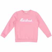 Barbour Girls Otterburn Sweatshirt Pink 