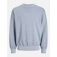 Блуза Обло Деколте Jack And Jones Men's Faded Sweat Crew Neck Sweatshirt Chambray Blue 