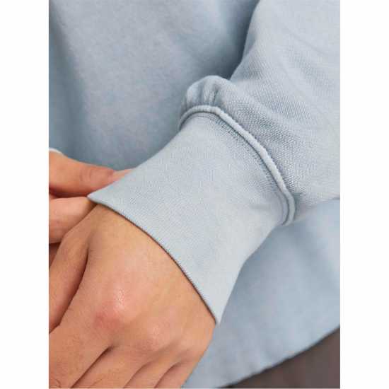Блуза Обло Деколте Jack And Jones Men's Faded Sweat Crew Neck Sweatshirt Chambray Blue 