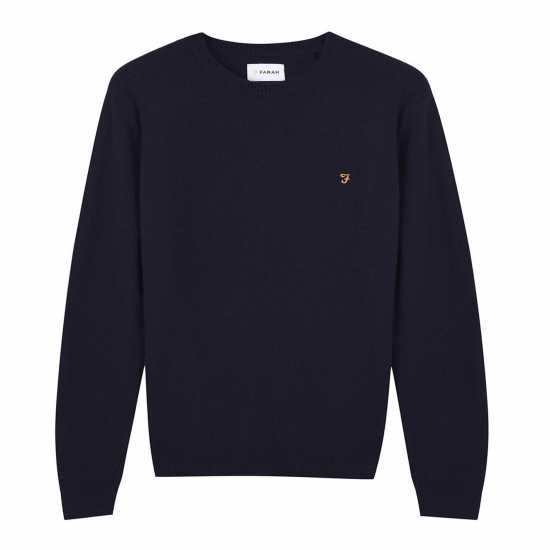 Мъжки пуловери и жилетки Farah Birchall Jumper True Navy Farah Birchall Jumper True Navy Мъжки пуловери и жилетки