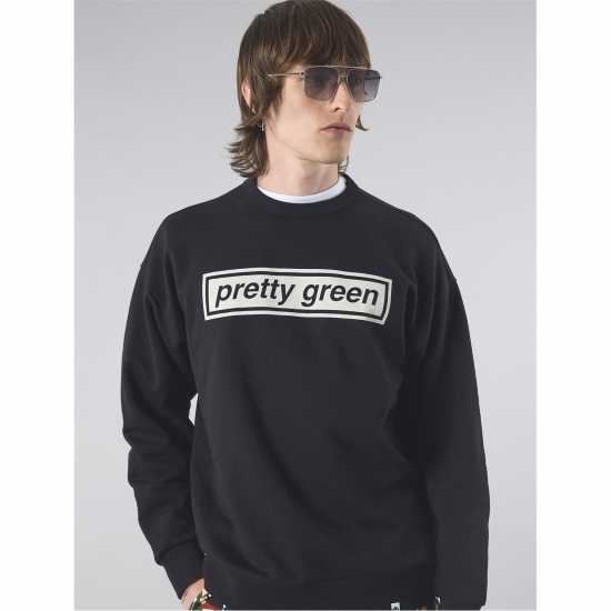 Pretty Green Pg Lf Box Print Swt Sn61  Мъжки горнища на анцуг