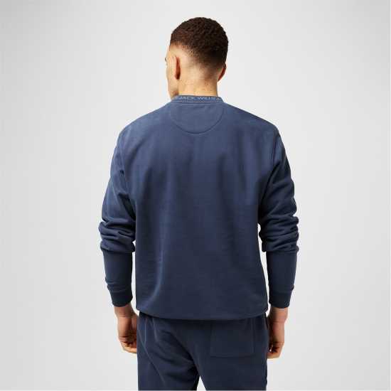 Мъжки горнища на анцуг Мъжка Блуза Обло Деколте Jack Wills Jacquard Crew Sweatshirt Mens Нощно небе Мъжка Блуза Обло Деколте Jack Wills Jacquard Crew Sweatshirt Mens Нощно небе Мъжки горнища на анцуг