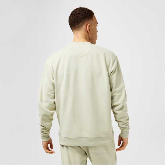Мъжка Блуза Обло Деколте Jack Wills Jacquard Crew Sweatshirt Mens Писташка Мъжки горнища на анцуг