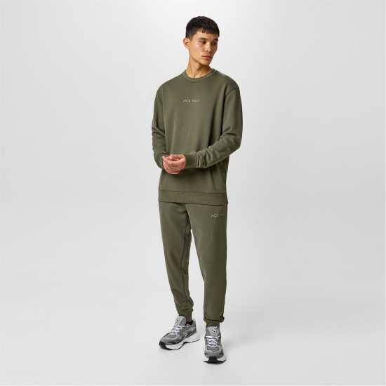 Мъжка Блуза Обло Деколте Jack Wills Jacquard Crew Sweatshirt Mens Лист Мъжки горнища на анцуг