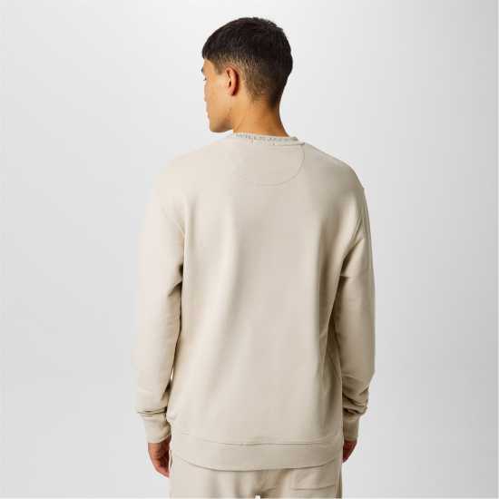 Мъжка Блуза Обло Деколте Jack Wills Jacquard Crew Sweatshirt Mens Камък Мъжки горнища на анцуг