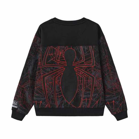 Everlast Spiderman Crew Sweater Juniors Черно Детски горнища и пуловери