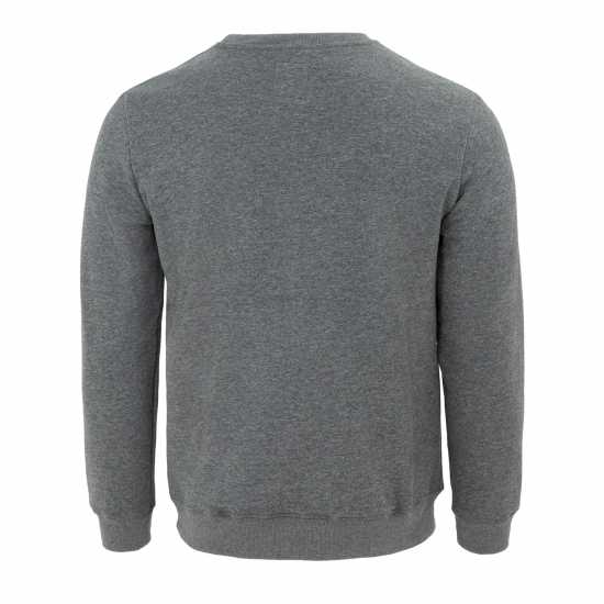 Lonsdale Crew Sweat Mens Тъмно сив меланж Lonsdale Crew Sweat Mens Тъмно сив меланж