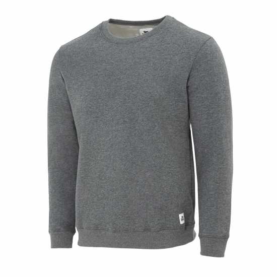 Lonsdale Crew Sweat Mens Тъмно сив меланж Lonsdale Crew Sweat Mens Тъмно сив меланж