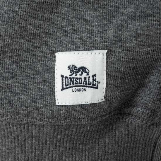 Lonsdale Crew Sweat Mens Тъмно сив меланж Lonsdale Crew Sweat Mens Тъмно сив меланж