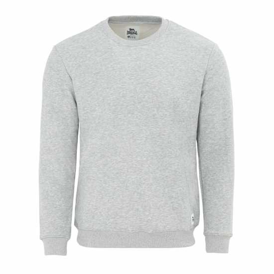 Lonsdale Crew Sweat Mens Светло сив меланж 