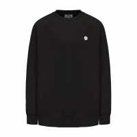 Slazenger Мъжки Пуловер Fleece Large Logo Sweater Mens Black Мъжки горнища на анцуг