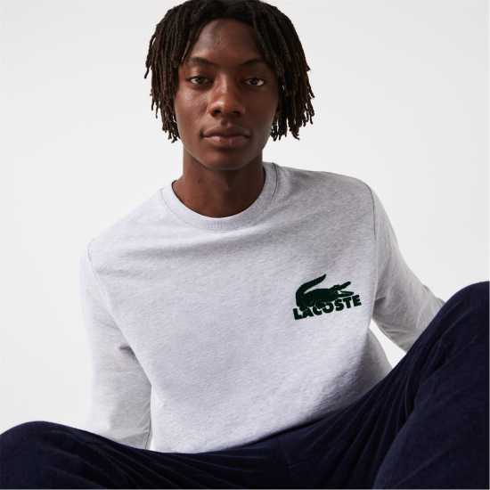 Lacoste Мъжки Пуловер Обло Деколте Crew Sweater Mens  Мъжки пижами