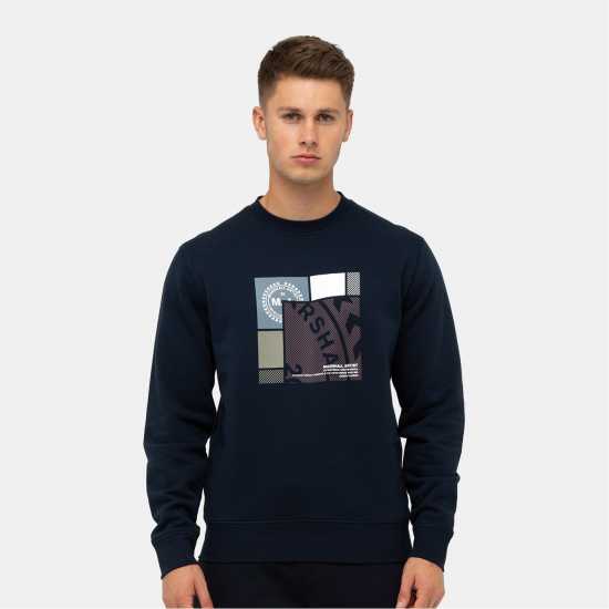 Мъжки горнища на анцуг Marshall Artist Artist Pezzi Crewneck Sweatshirt Marshall Artist Artist Pezzi Crewneck Sweatshirt Мъжки горнища на анцуг
