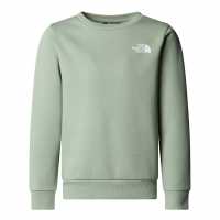 The North Face Simple Dome Crew Sweatshirt Juniors Moss Детски горнища и пуловери