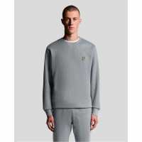 Lyle And Scott Men's Crew Sweatshirt Grey Marl 