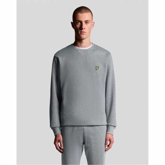 Lyle And Scott Men's Crew Sweatshirt Grey Marl 