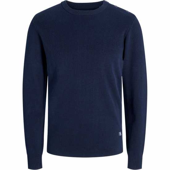 Блуза С Обло Деколте Jack And Jones Crew Sweater Mens Нави блейзър Мъжки горнища на анцуг