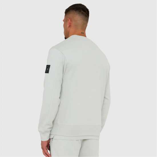 Marshall Artist Мъжки Пуловер Обло Деколте Siren Crew Sweater Mens Гълъбий сив Мъжки горнища на анцуг