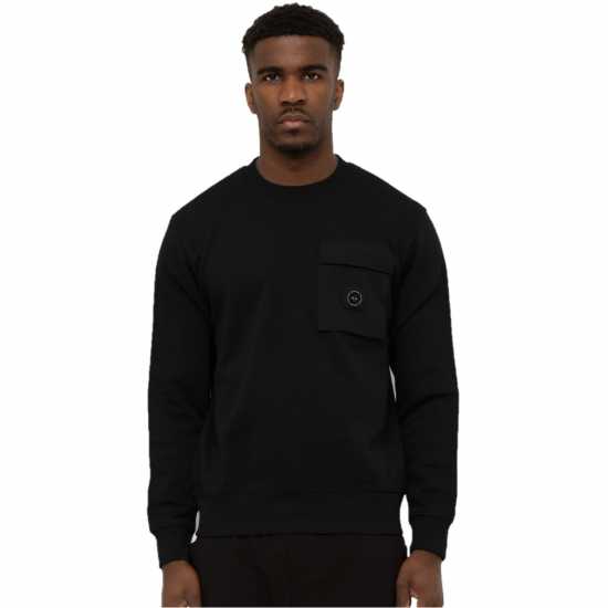 Мъжки горнища на анцуг Marshall Artist Мъжка Блуза Обло Деколте Nevado Crew Sweatshirt Mens Черно Marshall Artist Мъжка Блуза Обло Деколте Nevado Crew Sweatshirt Mens Черно Мъжки горнища на анцуг