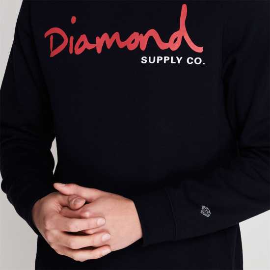 Diamond Supply Co. Script Sweatshirt  Мъжки полар