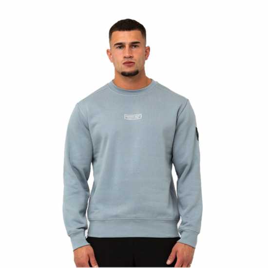 Marshall Artist Crew Sweater Сиво Мъжки горнища на анцуг