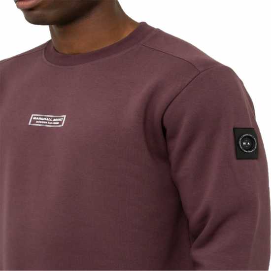 Мъжки горнища на анцуг Marshall Artist Crew Sweater Лилаво Marshall Artist Crew Sweater Лилаво Мъжки горнища на анцуг