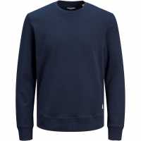 Jack And Jones Basic Crew Sweatshirt Нави блейзър Мъжки горнища на анцуг