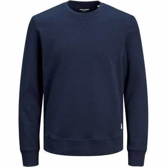 Jack And Jones Basic Crew Sweatshirt Нави блейзър Мъжки горнища на анцуг