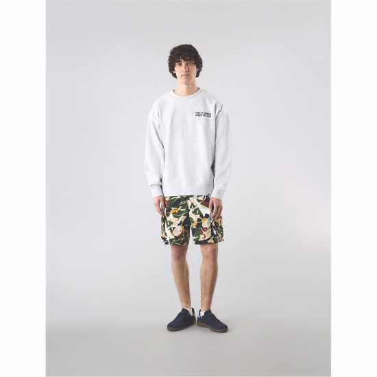 Pretty Green Pg Spike Island Swt Sn52 Светло сиво Мъжки горнища на анцуг