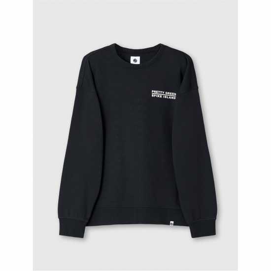 Pretty Green Pg Spike Island Swt Sn52 Черно Мъжки горнища на анцуг