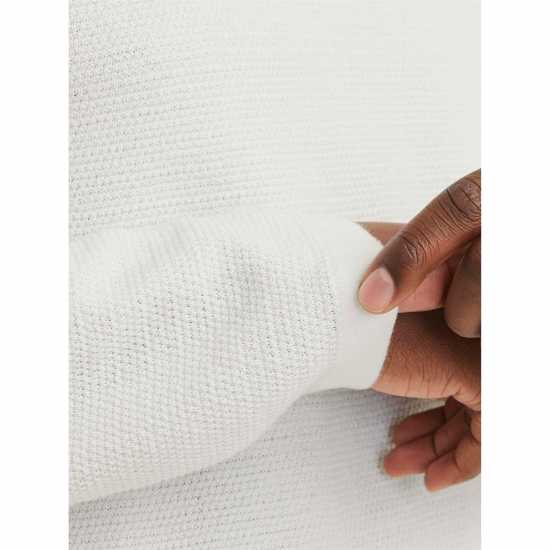 Jack And Jones Crew Knit Mens Cloud Dancer Jack And Jones Crew Knit Mens Cloud Dancer