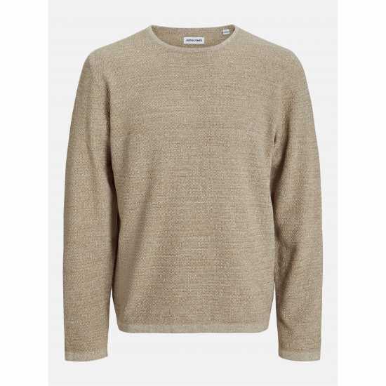 Jack And Jones Crew Knit Mens Coriander Jack And Jones Crew Knit Mens Coriander