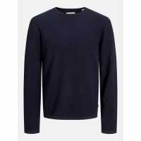 Jack And Jones Crew Knit Mens Navy Blazer Jack And Jones Crew Knit Mens Navy Blazer