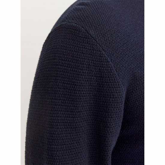 Jack And Jones Crew Knit Mens Navy Blazer Jack And Jones Crew Knit Mens Navy Blazer