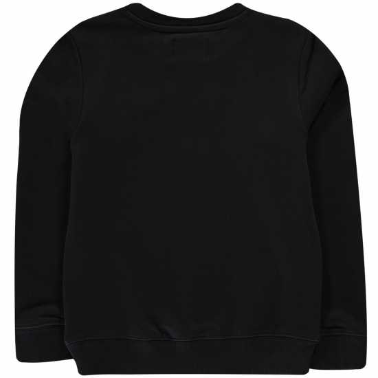 Блуза Обло Деколте Calvin Klein Jeans Junior Boys Monogram Crew Neck Sweatshirt Black Детски горнища и пуловери