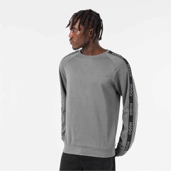 Hugo Boss Hugo Men's Liam Crew Sweatshirt Сиво 