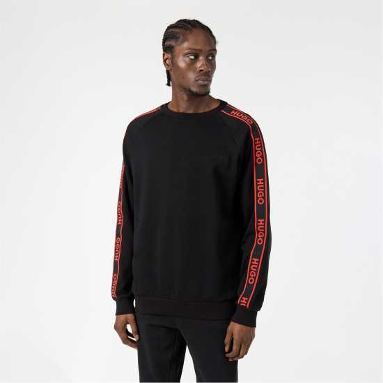 Hugo Boss Hugo Men's Liam Crew Sweatshirt Черно 