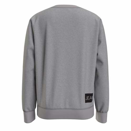 Детски горнища и пуловери Calvin Klein Junior Boys Institutional Crew Sweatshirt Сиво PZ2 Calvin Klein Junior Boys Institutional Crew Sweatshirt Сиво PZ2 Детски горнища и пуловери