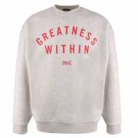 Everlast Greatness Within Crewneck Mens Сиво/червено Мъжки горнища на анцуг