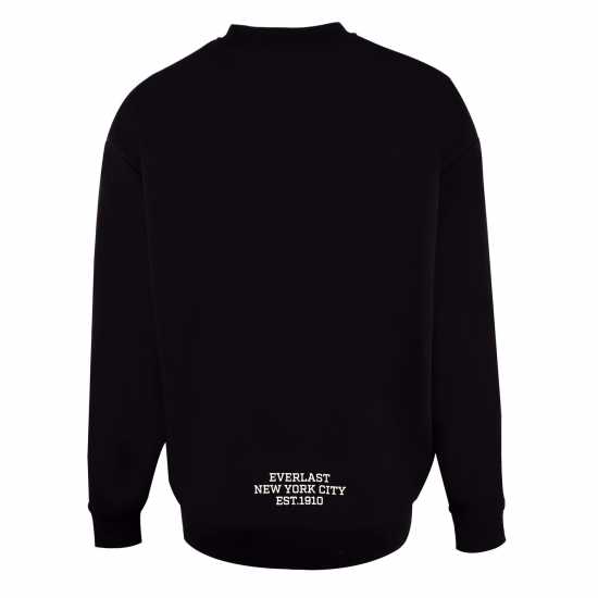 Everlast Greatness Within Crewneck Mens Черно/Бяло Мъжки горнища на анцуг