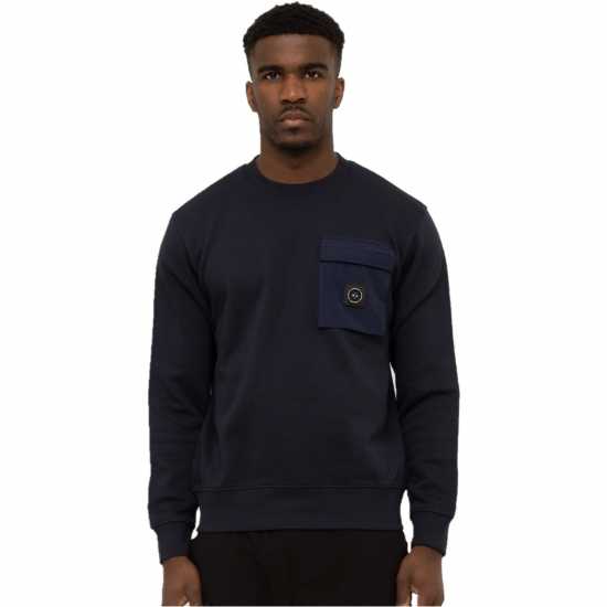 Мъжки горнища на анцуг Marshall Artist Мъжки Пуловер Обло Деколте Nevado Crew Sweater Mens Marshall Artist Мъжки Пуловер Обло Деколте Nevado Crew Sweater Mens Мъжки горнища на анцуг