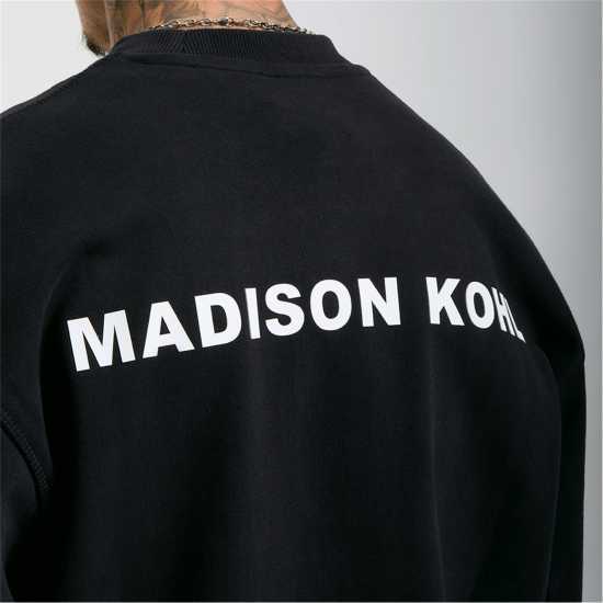 Мъжки Пуловер Обло Деколте Madison Kohl Core Crew Sweater Mens  Мъжки горнища на анцуг