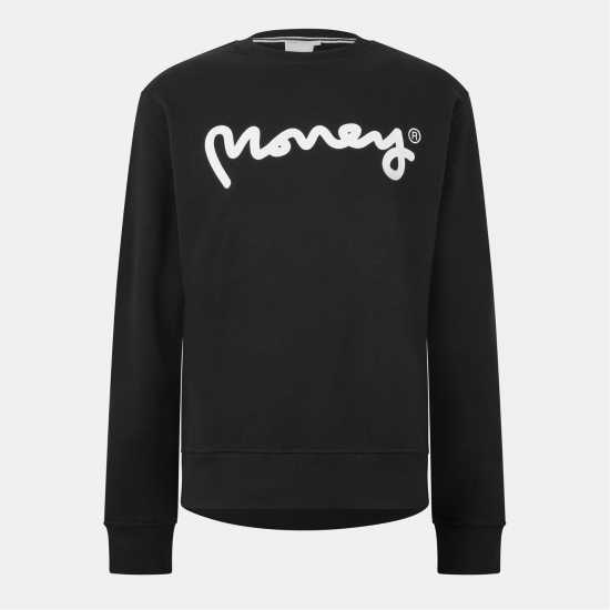 Money Pastel Sig Ape Crew Черно Мъжки горнища на анцуг