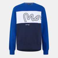 Money Sig Panel Crew Истинско синьо Money Sig Panel Crew Истинско синьо