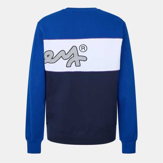 Money Sig Panel Crew Истинско синьо Money Sig Panel Crew Истинско синьо