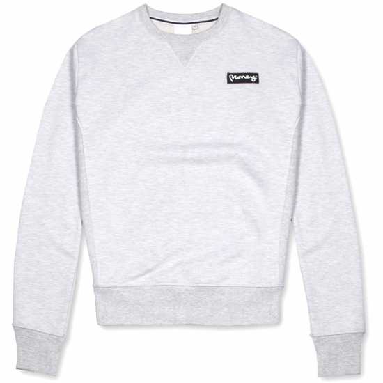 Money Super Slub Crew Бяло Мъжки горнища на анцуг