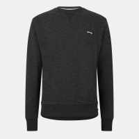 Money Super Slub Crew Black Мъжки горнища на анцуг